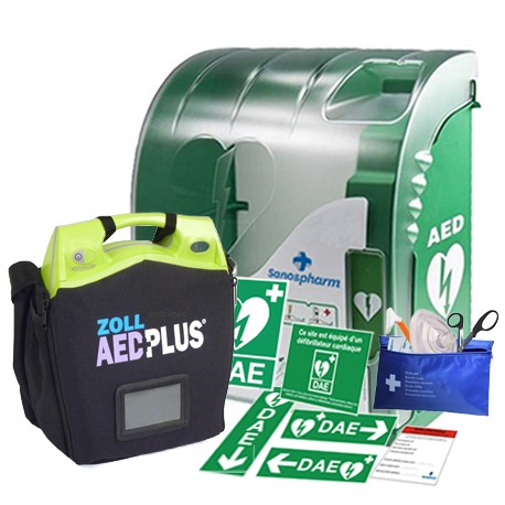 Pack Défibrillateur Zoll AED Plus Extérieur