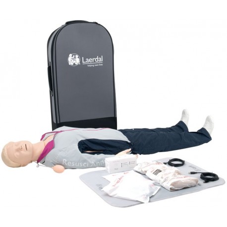 Nouveau Resusci Anne QCPR corps entier en valise semi-rigide trolley