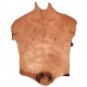 Buste silicone avec blessures diverses et support