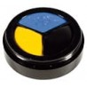 Fard crème trio N°3  jaune-bleu-noir