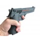 Pistolet factice  Beretta avec plaie impact par balle et flaque de sang M