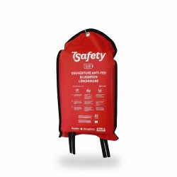 Couverture anti-feu Lithium 155x155cm + sac