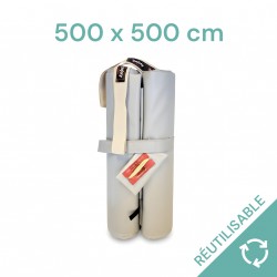 COUVERTURE ANTI-FEU CHARIOT 5X5M MULTIUSAGE