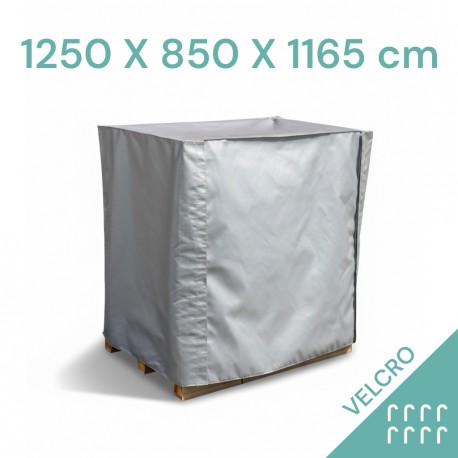 Couverture pour palette 1250 X850 X 1165 mm avec velcro