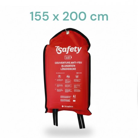Couverture anti-feu Lithium 155 x 200cm + sac