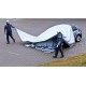 Couverture anti-feu 7x10m pour voiture électrique réutilisable