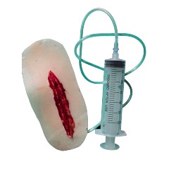 Plaie hémorragique petit modèle avec système de seringue