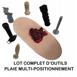 Kit 1 plaie et outils divers interchangeables